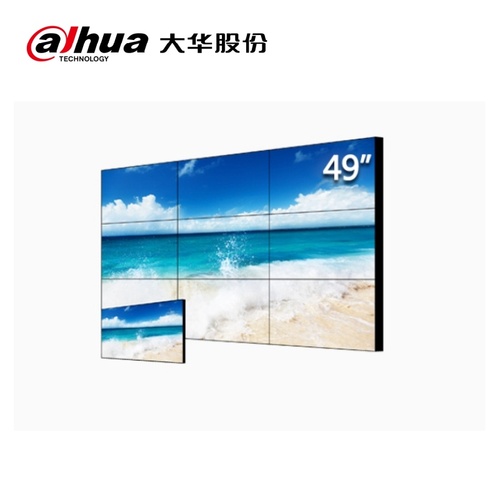 大华液晶拼接屏DHL490UCM-EF 49寸3.5mm拼缝LED标亮液晶拼接单元