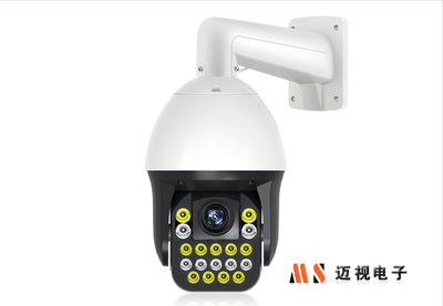 500万智能跟踪激光球机人形识别及跟踪区域警戒警灯驱离NVR弹屏报警